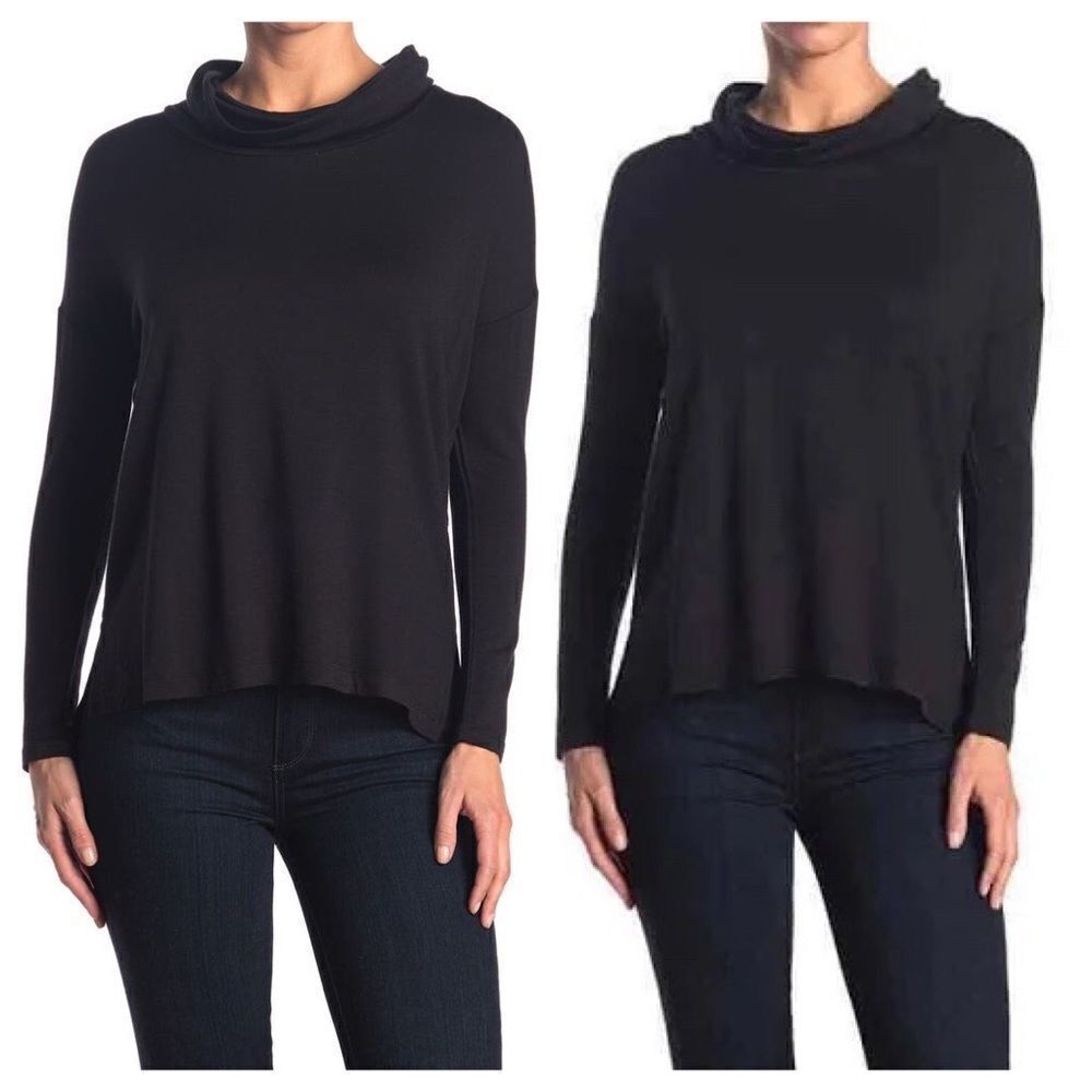 NEW Workshop Long Sleeve French Terry Hi-Low Tunic Size Medium
